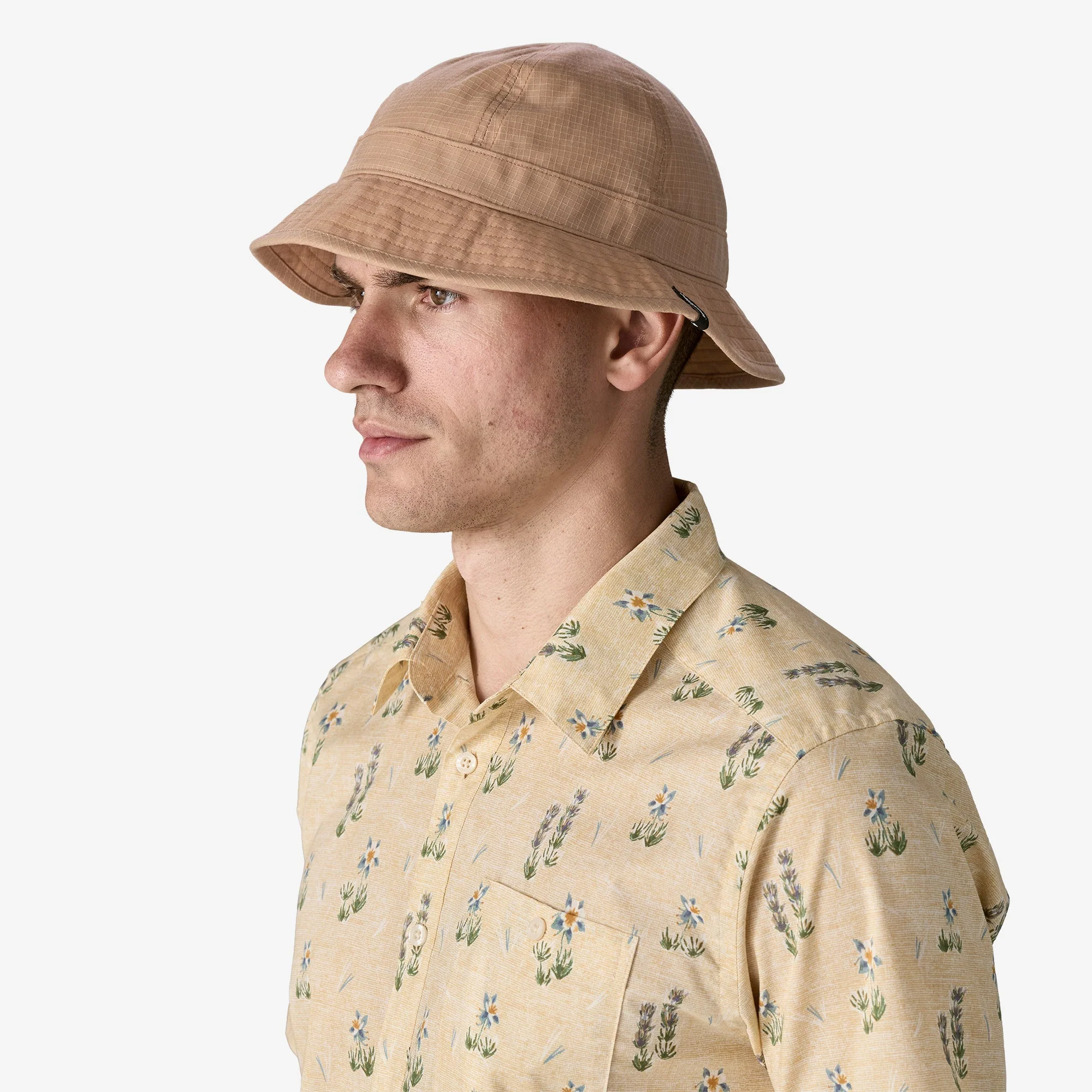 Lightweight Waxed Cotton Bucket Hat - Image 2