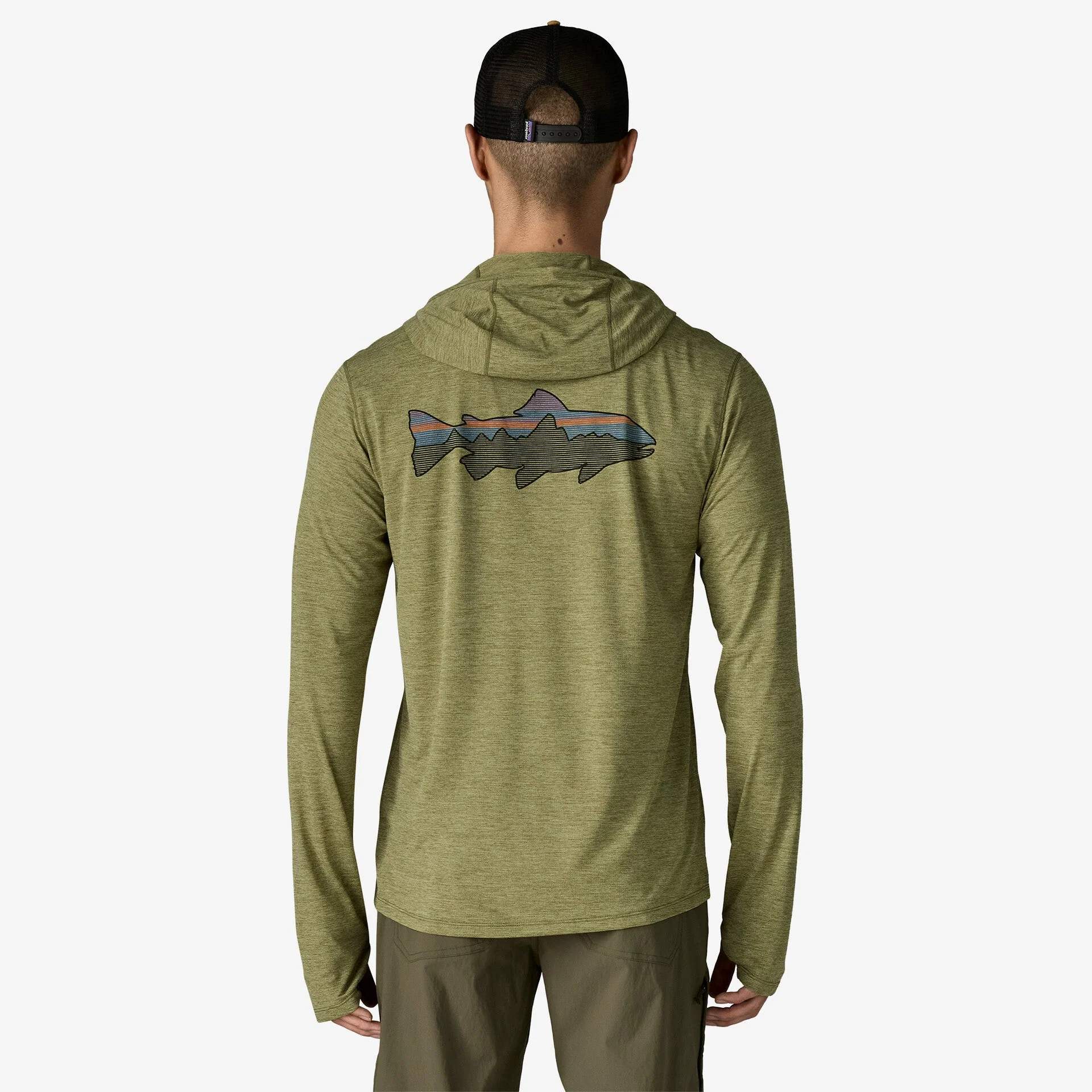 Men’s Capilene® Cool Sun Hoody - Fitz Roy Trout - Image 3