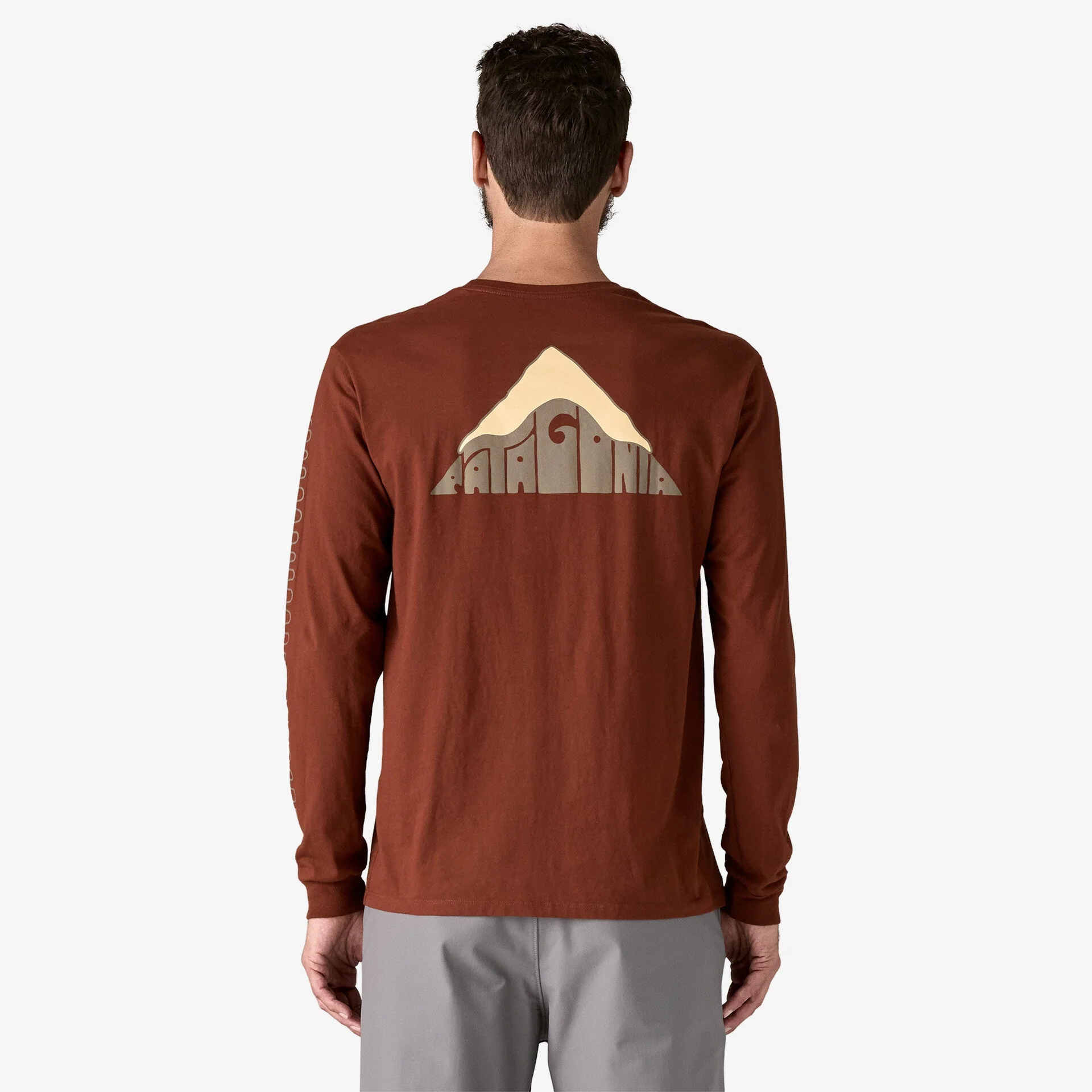 Men's Long-Sleeved Driftways Organic T-Shirt - Image 3