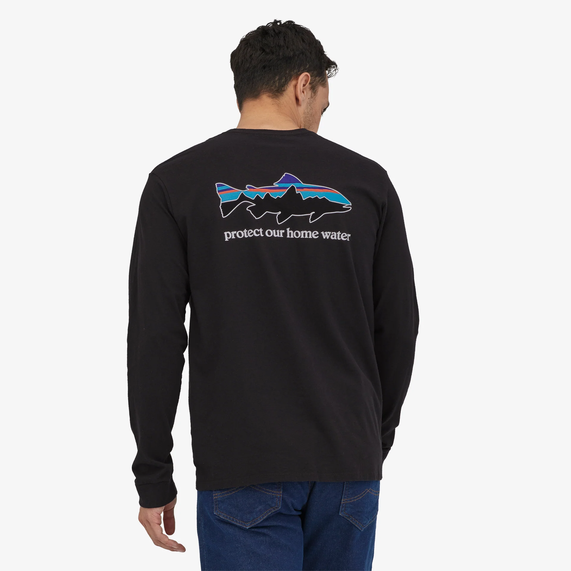 Men's Long-Sleeved Home Water Trout Responsibili-Tee® - Image 3