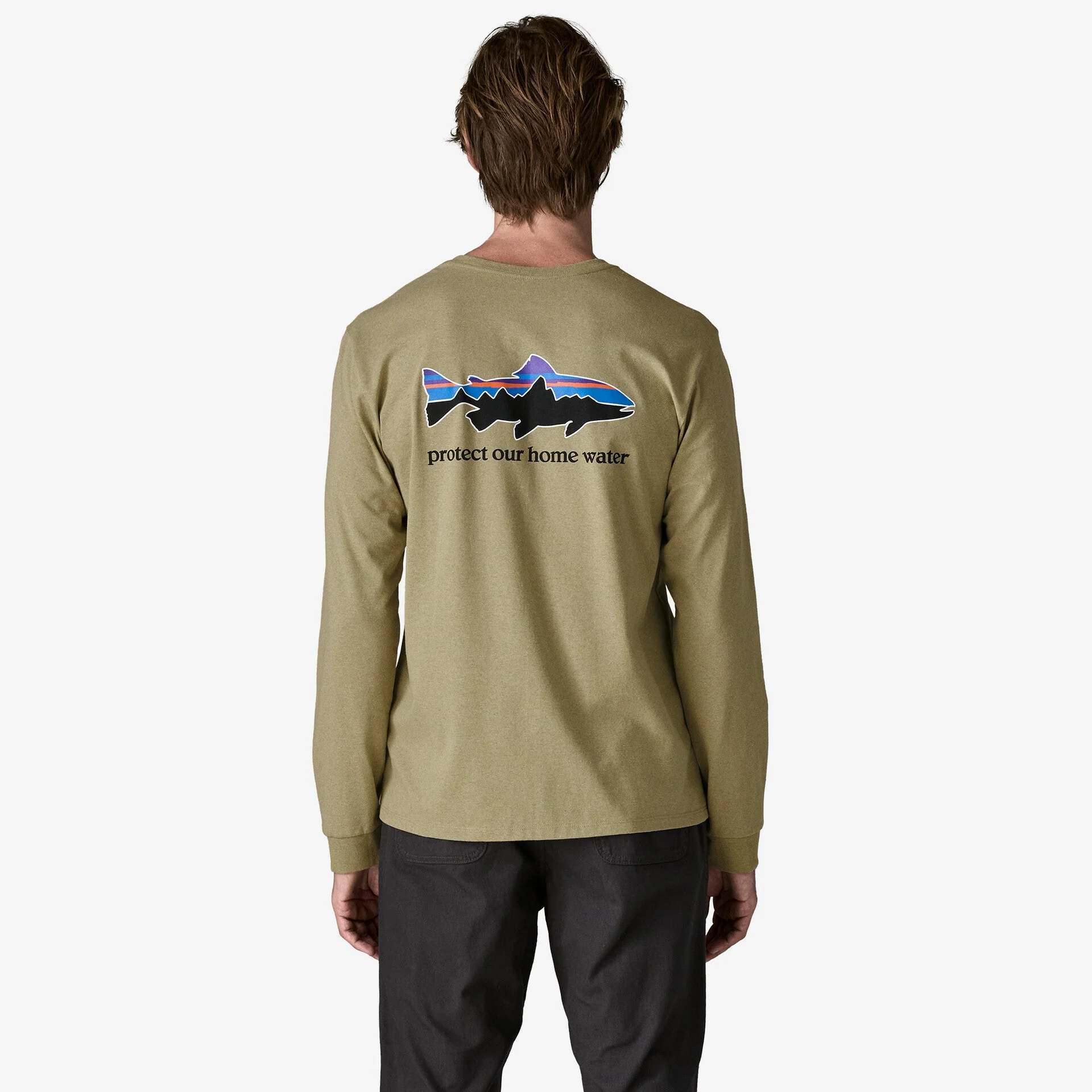 Men's Long-Sleeved Home Water Trout Responsibili-TeeĀ® - Image 3