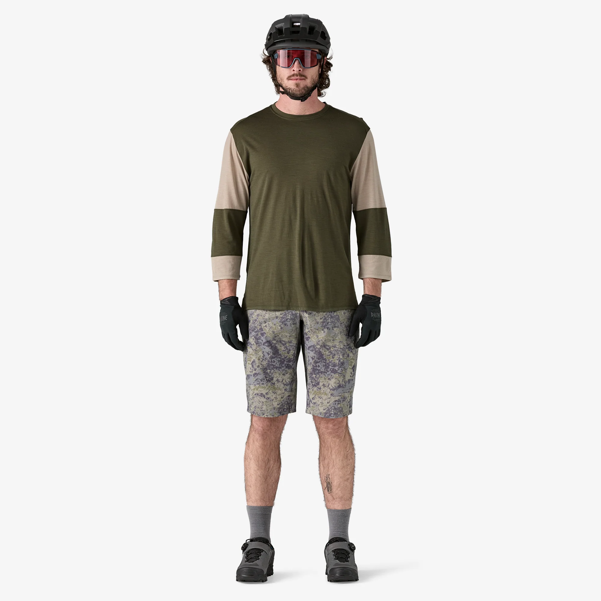 Men's Merino Blend 3/4-Sleeved Bike Jersey - Image 4