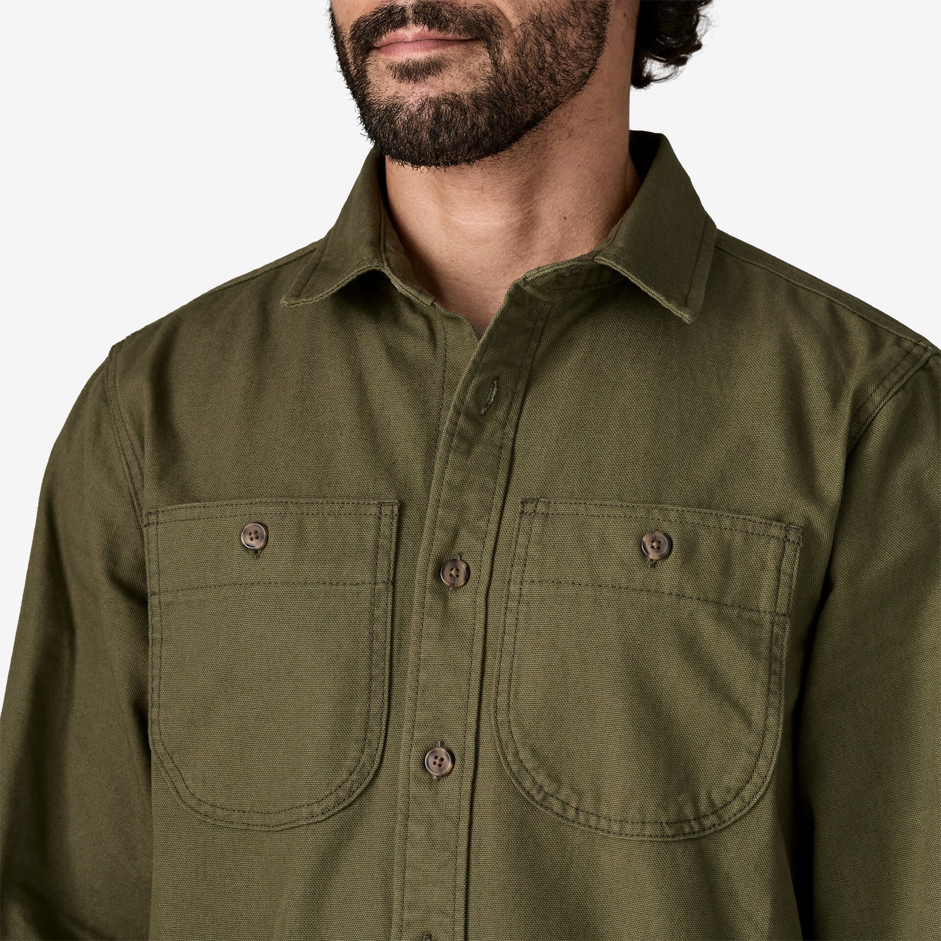 Men's Point Reyes Canvas Shirt - Image 4