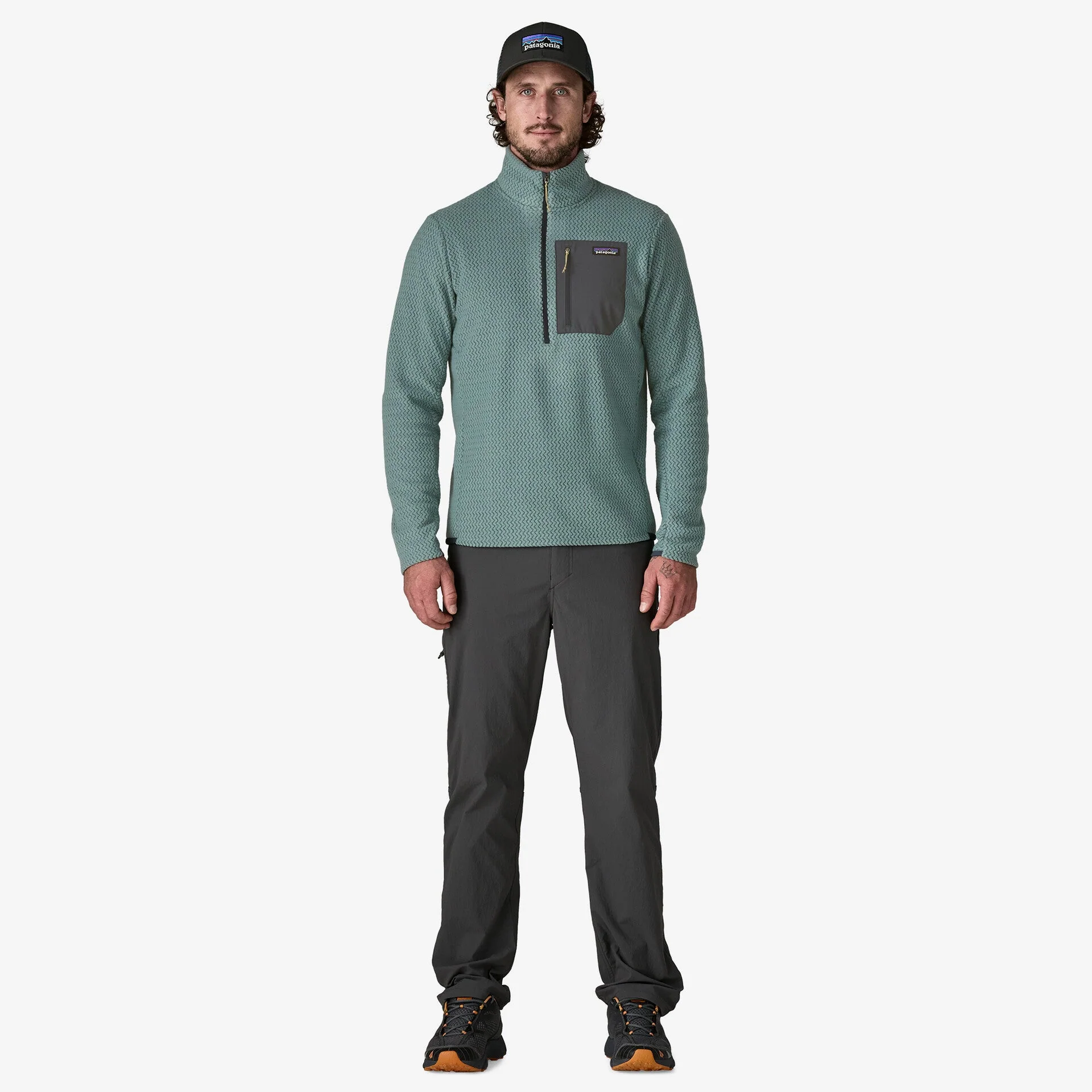 Men's R1® Air Fleece Zip-Neck - Image 4