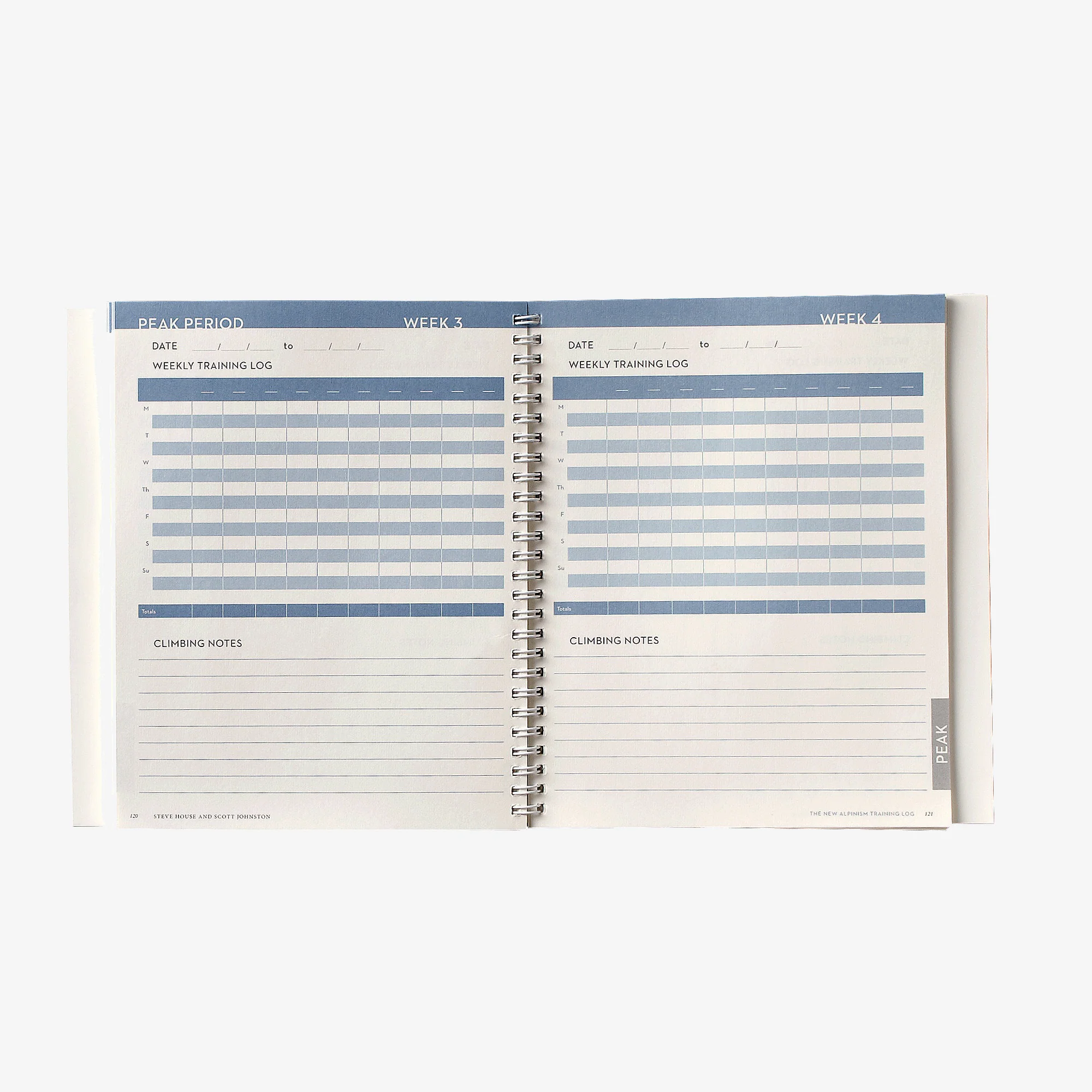 The New Alpinism Training Log by Steve House and Scott Johnston (Patagonia spiral bound paperback) - Image 5