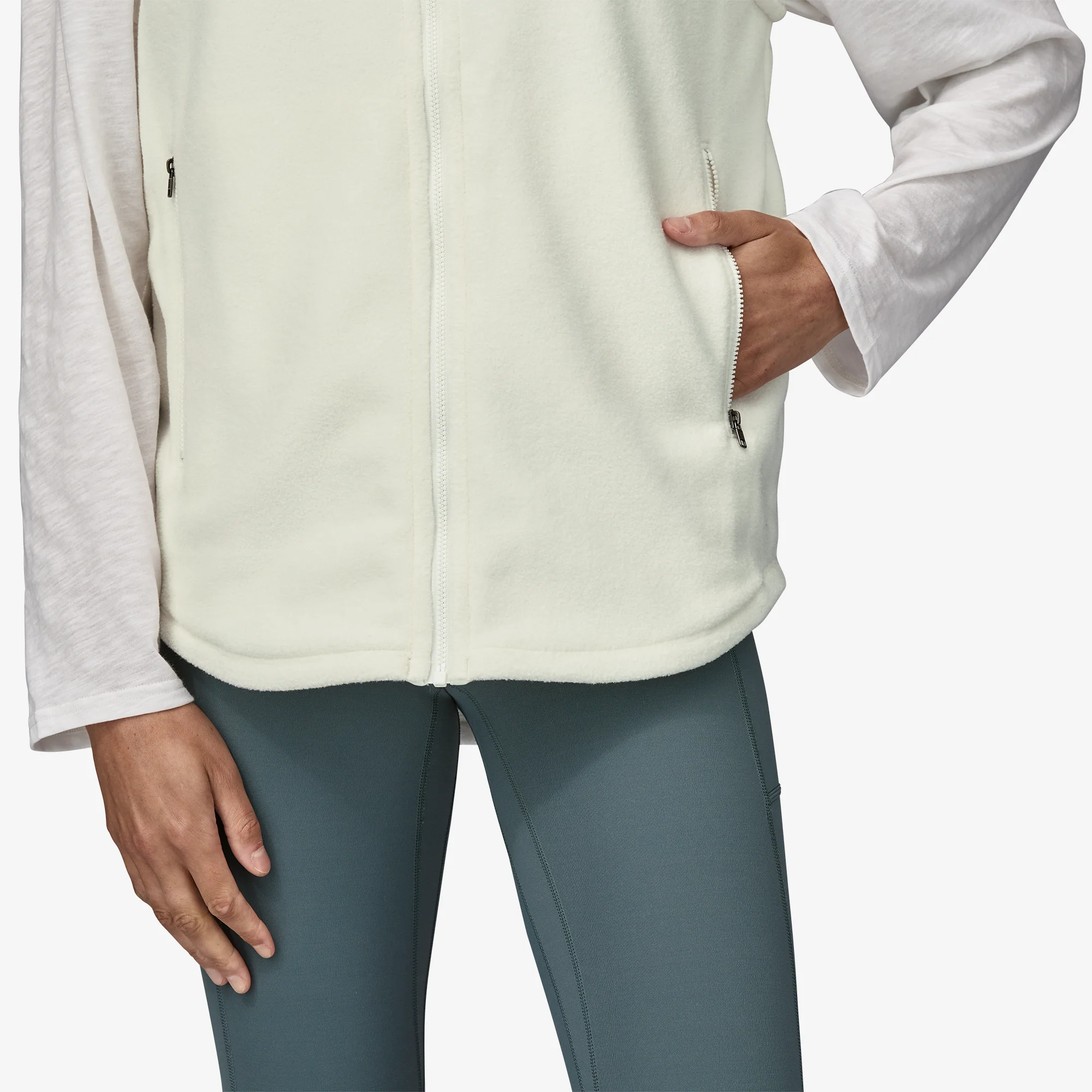 Women's Classic Microdini Fleece Vest - Image 4