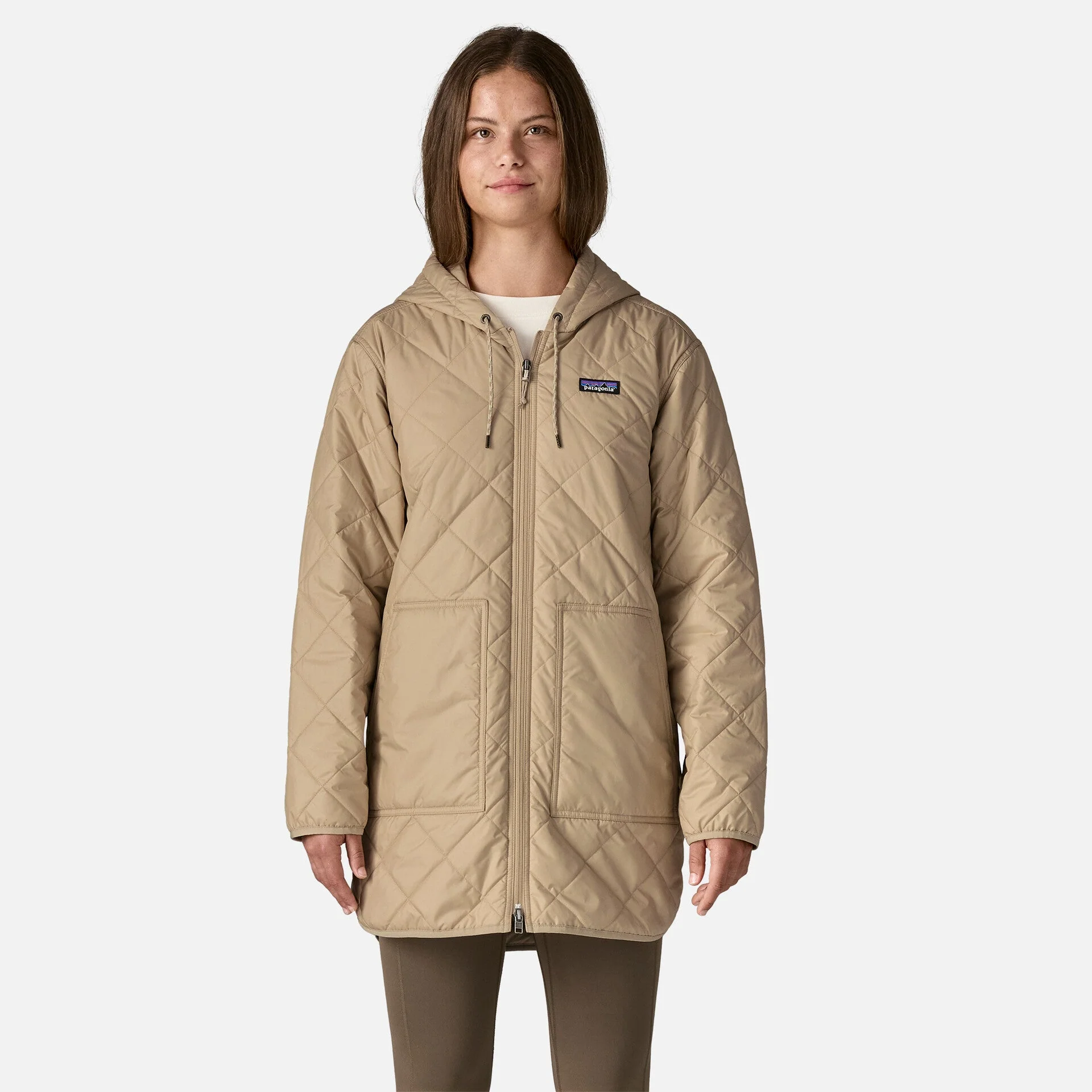 Women's Diamond Quilted Parka - Image 2
