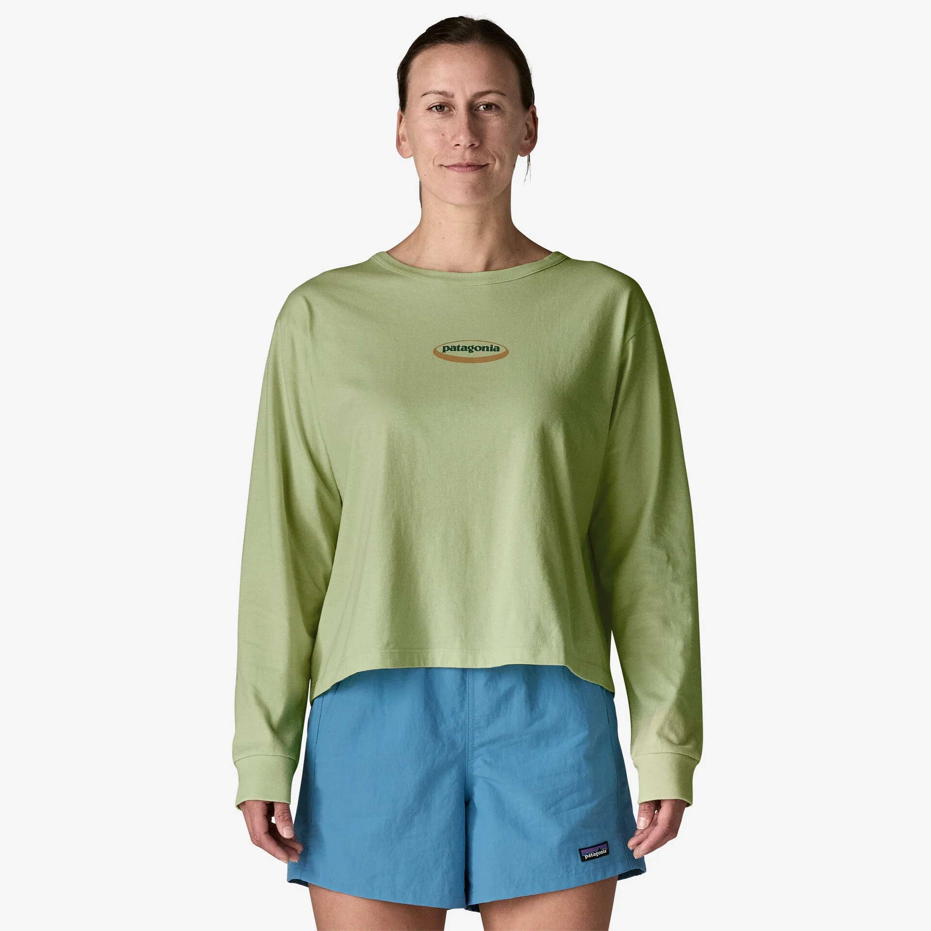 Women’s Long-Sleeved '95 Oval Logo Easy-Cut T-Shirt - Image 2