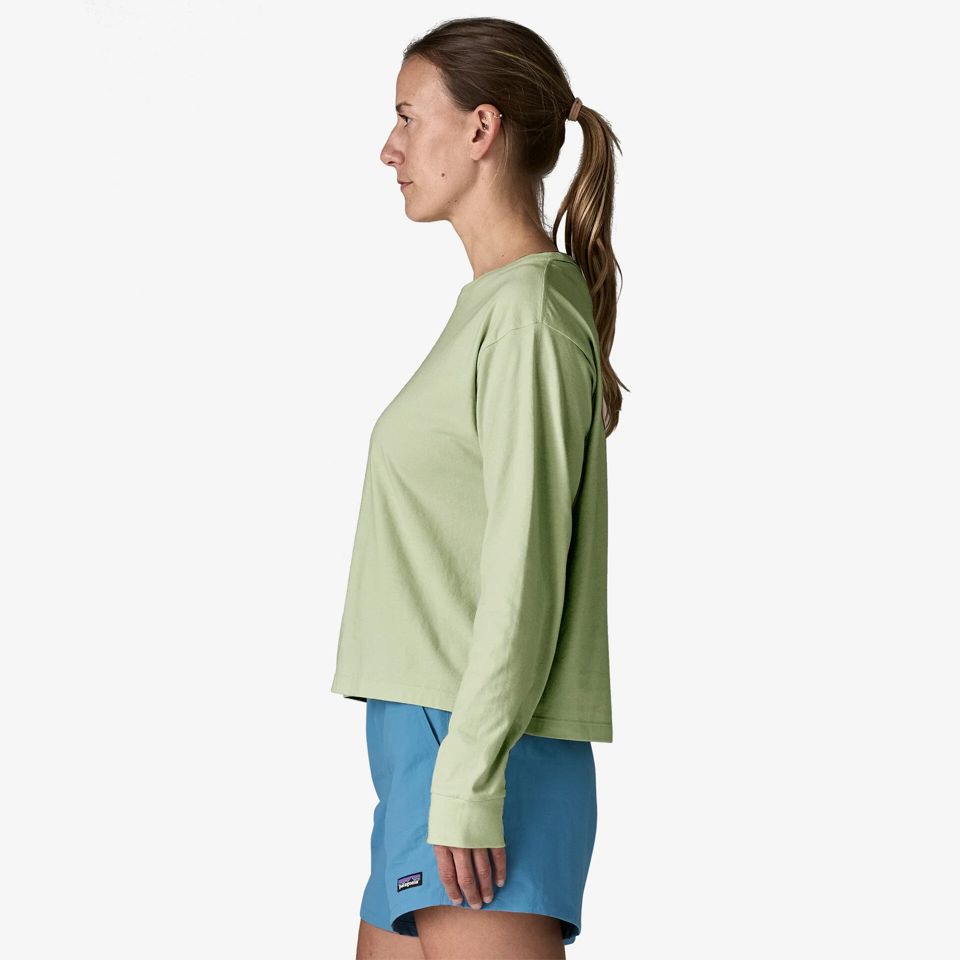 Women’s Long-Sleeved '95 Oval Logo Easy-Cut T-Shirt - Image 5