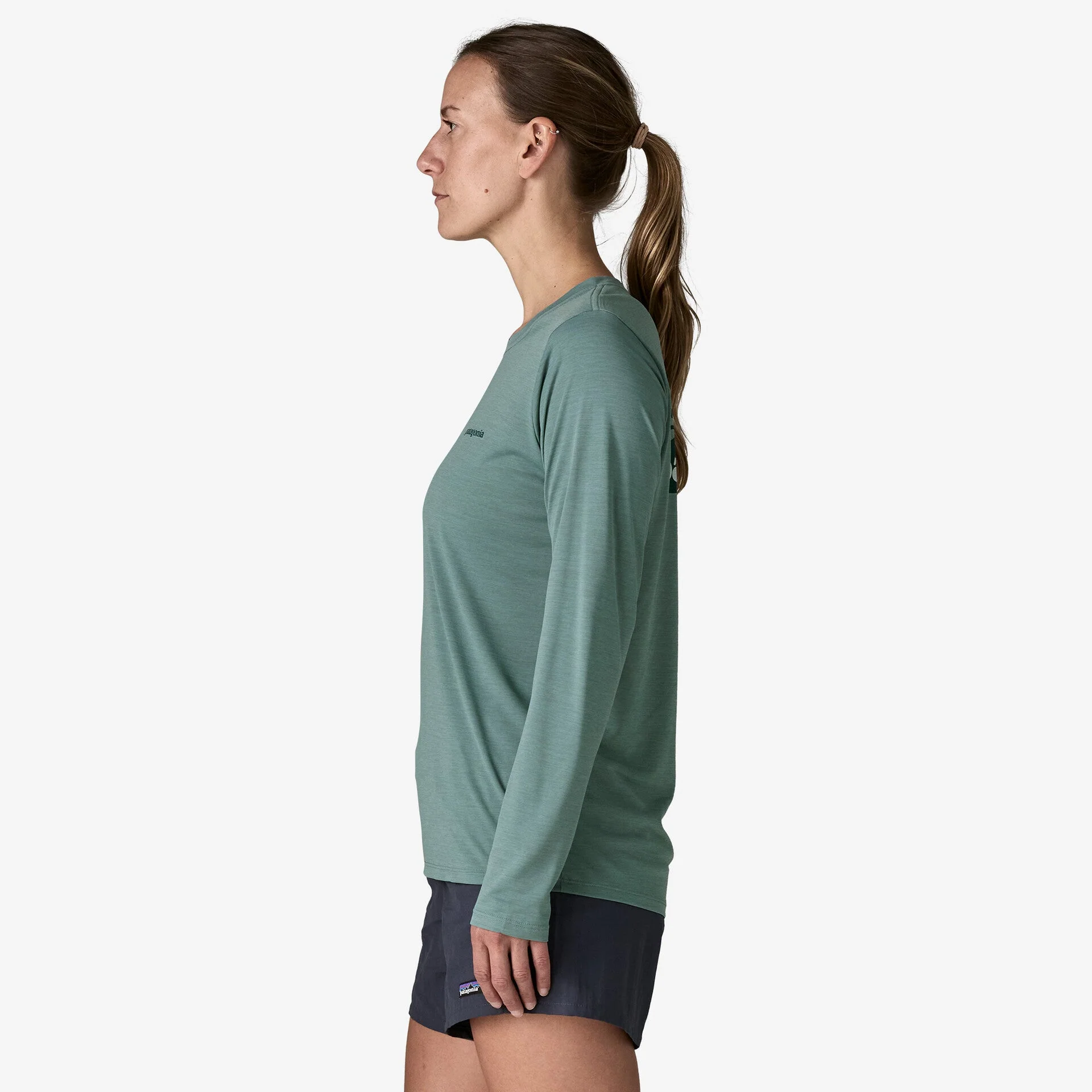 Women’s Long-Sleeved Capilene® Cool Daily Shirt - Boardshort Logo - Image 5