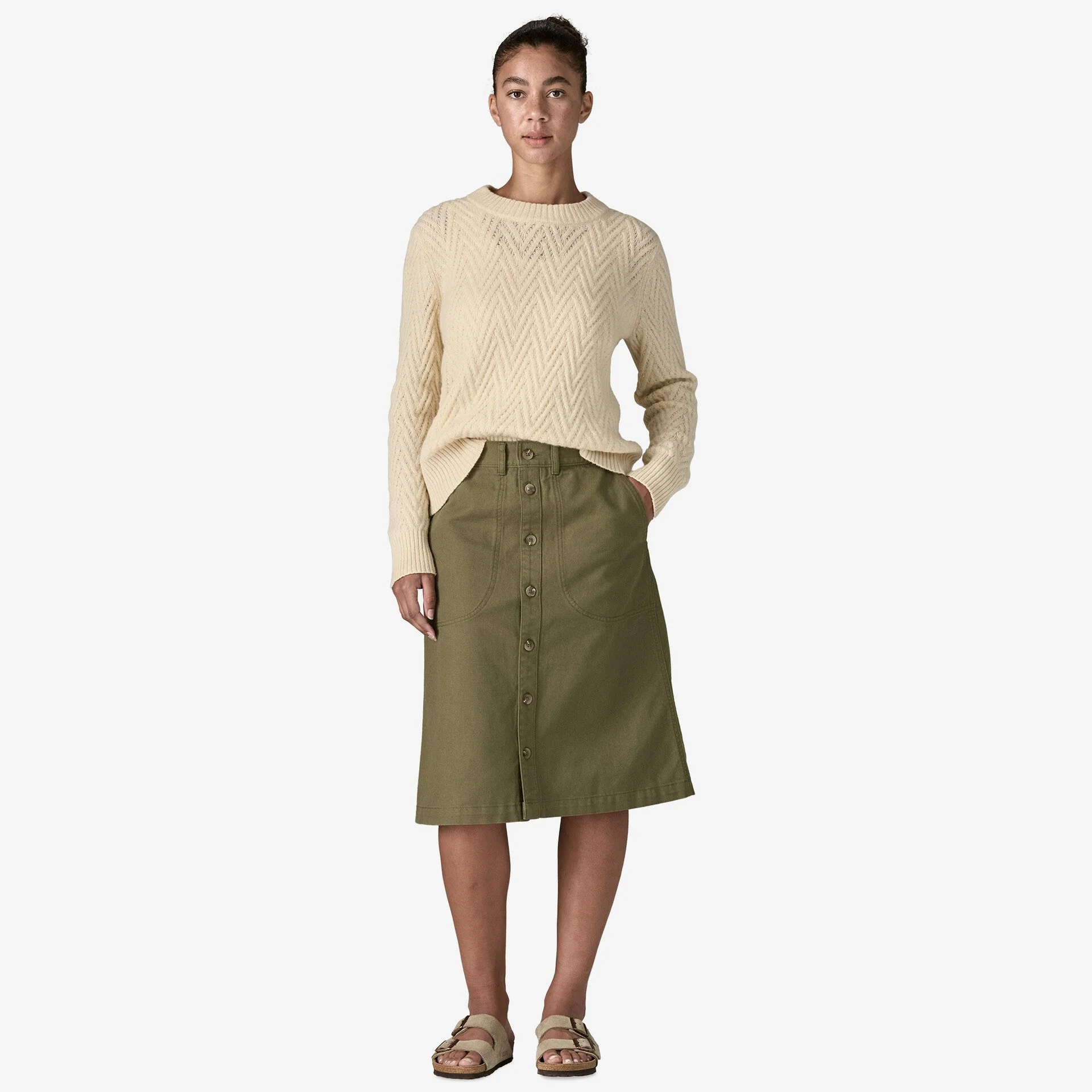 Women's Point Reyes Canvas Skirt - Image 4