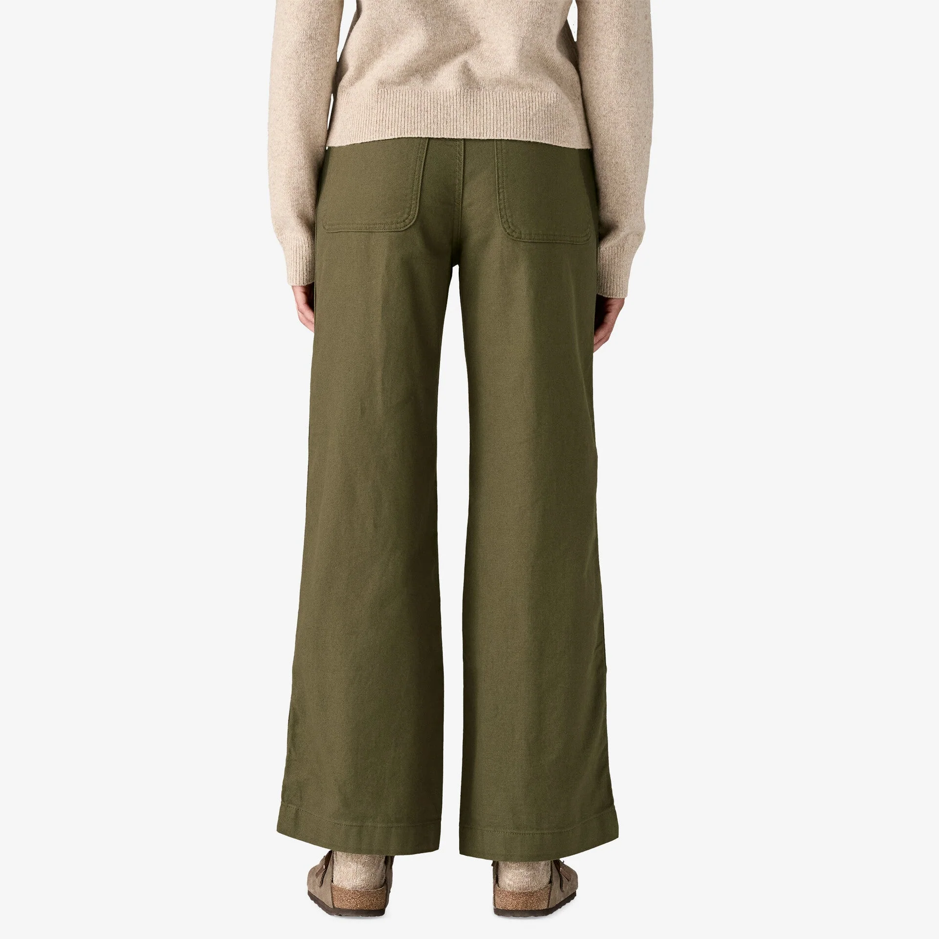 Women's Point Reyes Canvas Wide-Leg Pants - Image 3