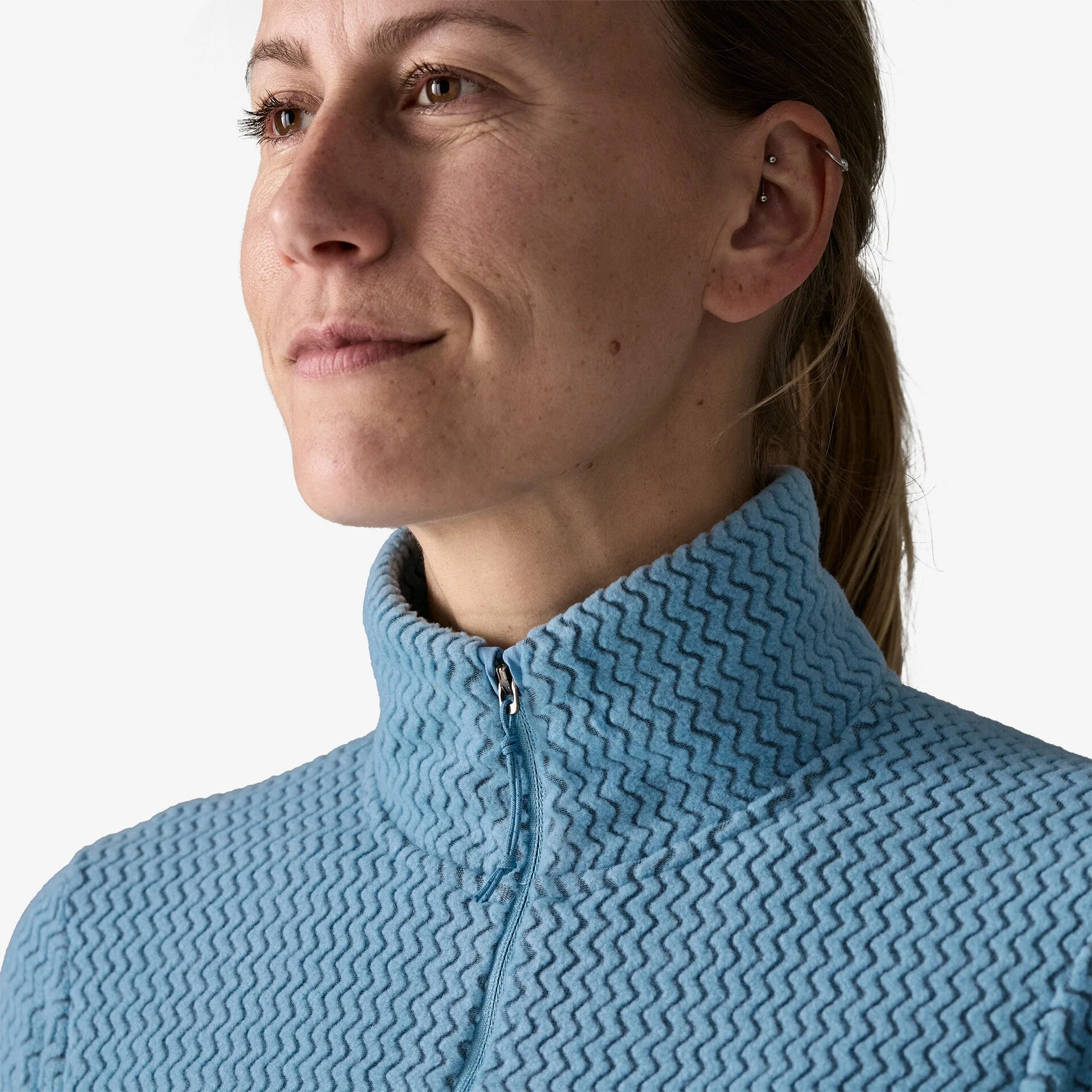 Women's R1® Air Fleece Zip-Neck - Image 7