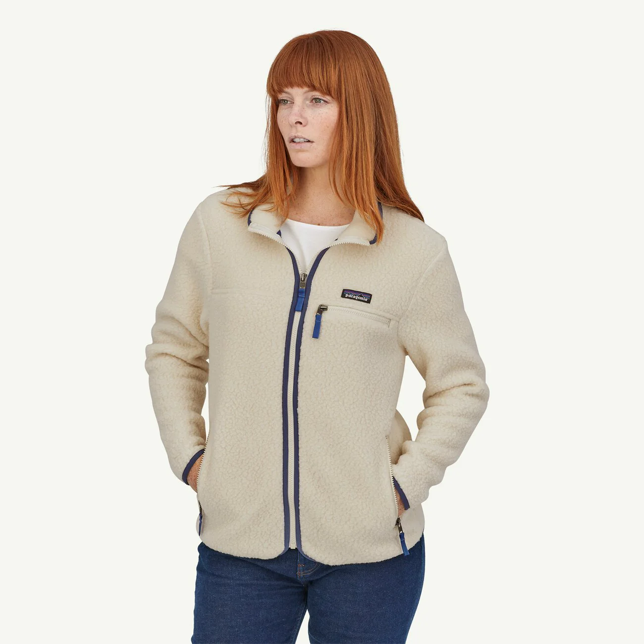 Women's Retro Pile Fleece Jacket - Image 5