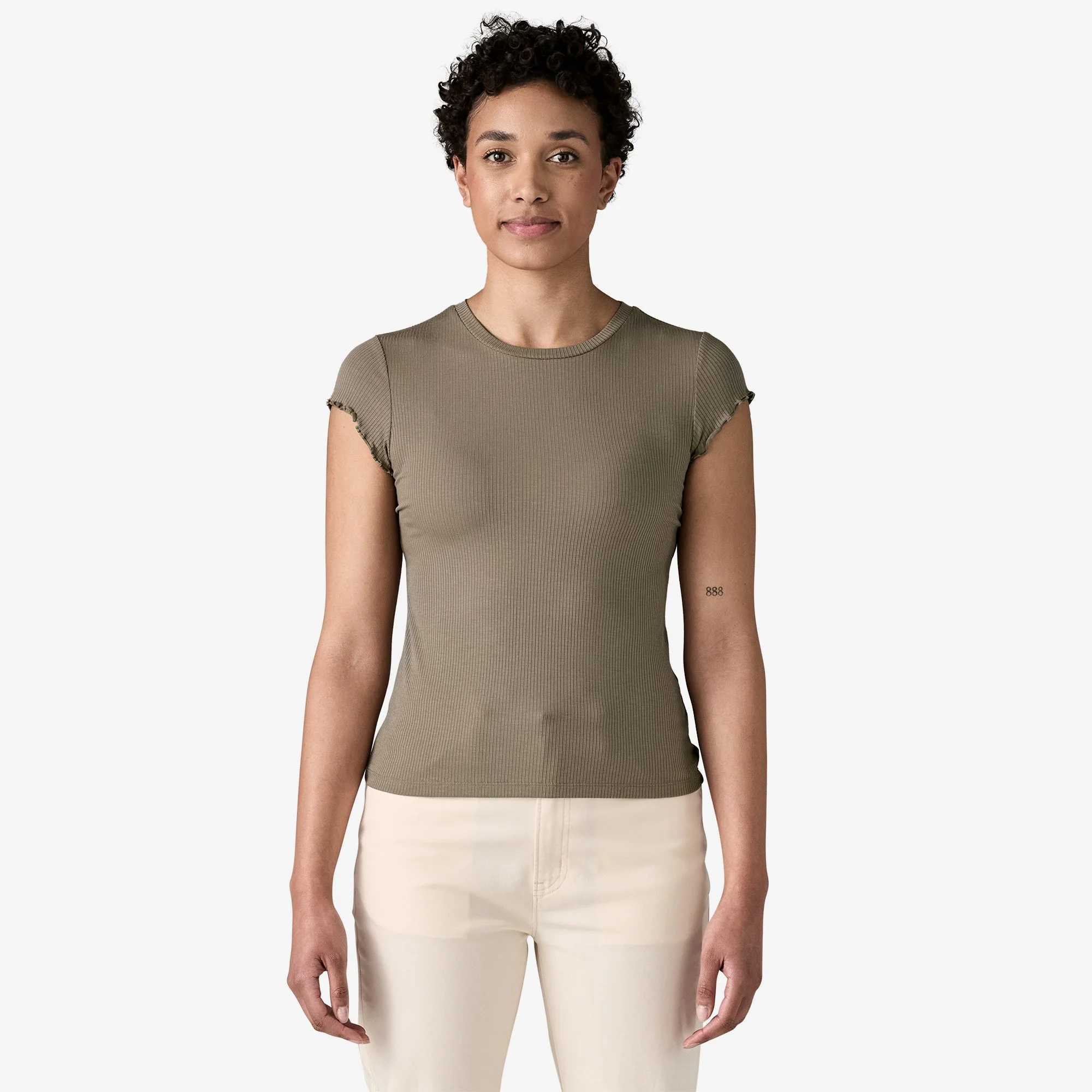 Women's Rib-Knit Top - Image 2